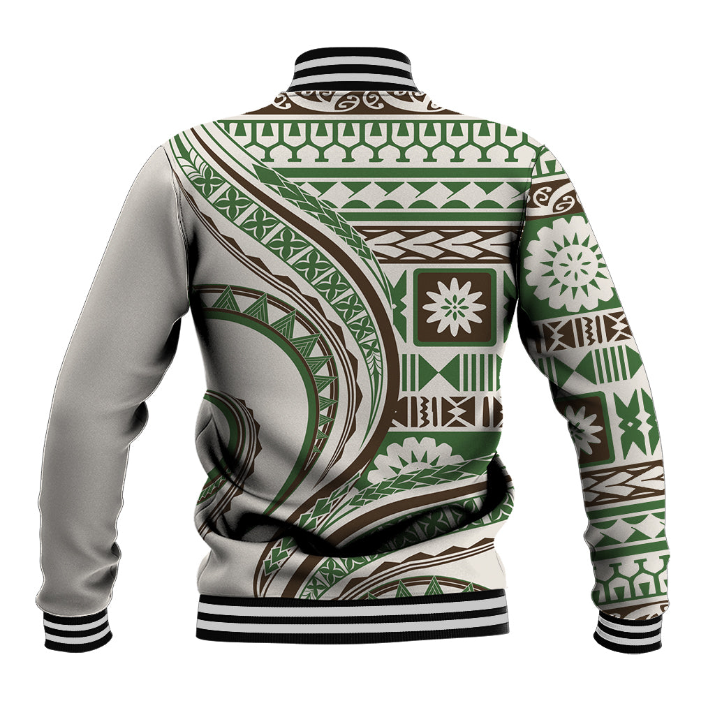 Hawaiian Hibiscus Tribal Vintage Motif Baseball Jacket Ver 7