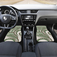 Hawaiian Hibiscus Tribal Vintage Motif Car Mats Ver 7