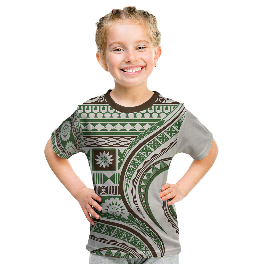 Hawaiian Hibiscus Tribal Vintage Motif Kid T Shirt Ver 7