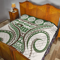 Hawaiian Hibiscus Tribal Vintage Motif Quilt Ver 7