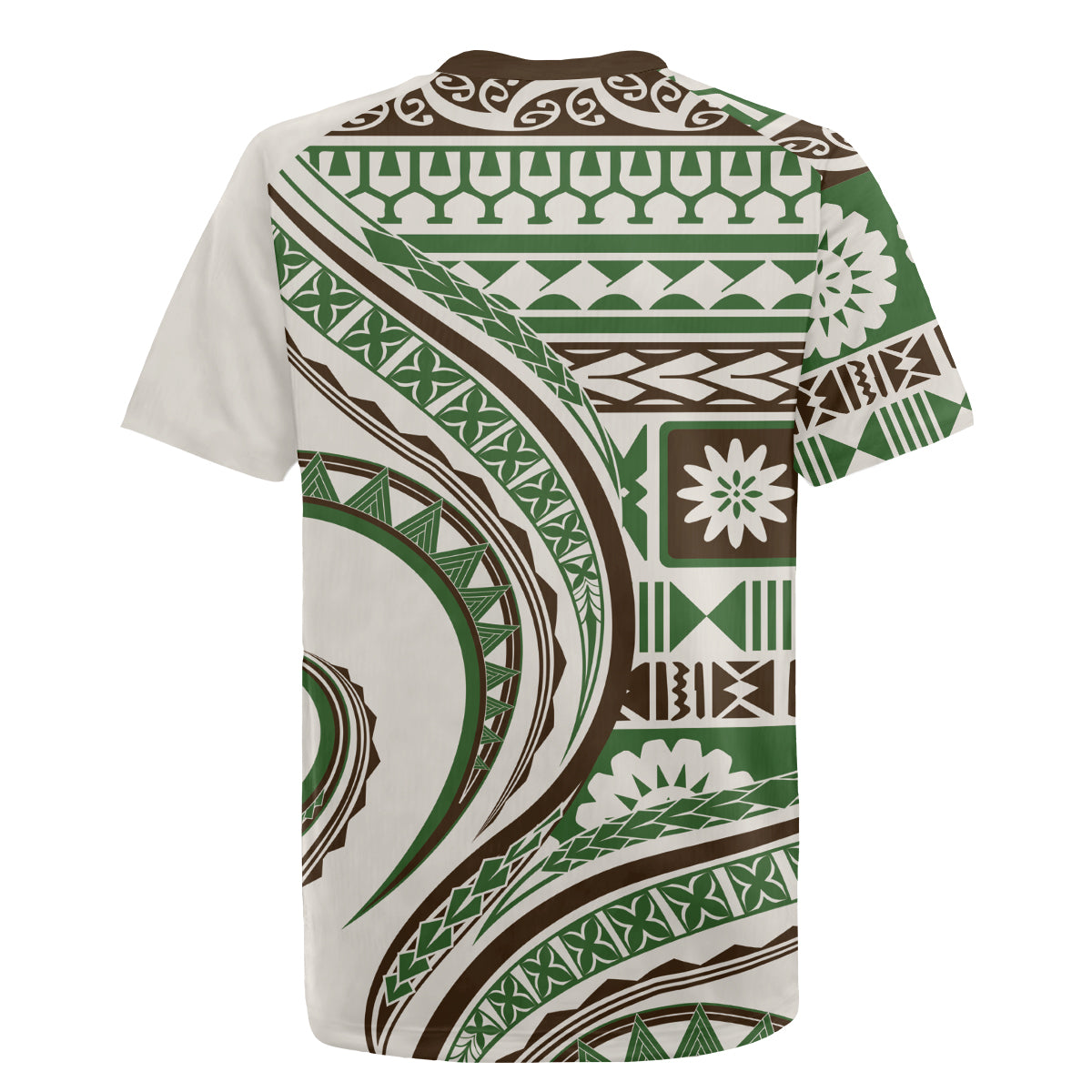 Hawaiian Hibiscus Tribal Vintage Motif Rugby Jersey Ver 7