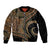 Hawaiian Hibiscus Tribal Vintage Motif Bomber Jacket Ver 8