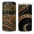 Hawaiian Hibiscus Tribal Vintage Motif 4 in 1 Can Cooler Tumbler Ver 8