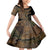 Hawaiian Hibiscus Tribal Vintage Motif Family Matching Mermaid Dress and Hawaiian Shirt Ver 8