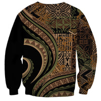 Hawaiian Hibiscus Tribal Vintage Motif Sweatshirt Ver 8
