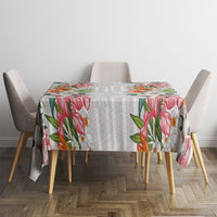 Hawaii Tropical Twist Lei Tablecloth Hawaiian Flag Motif