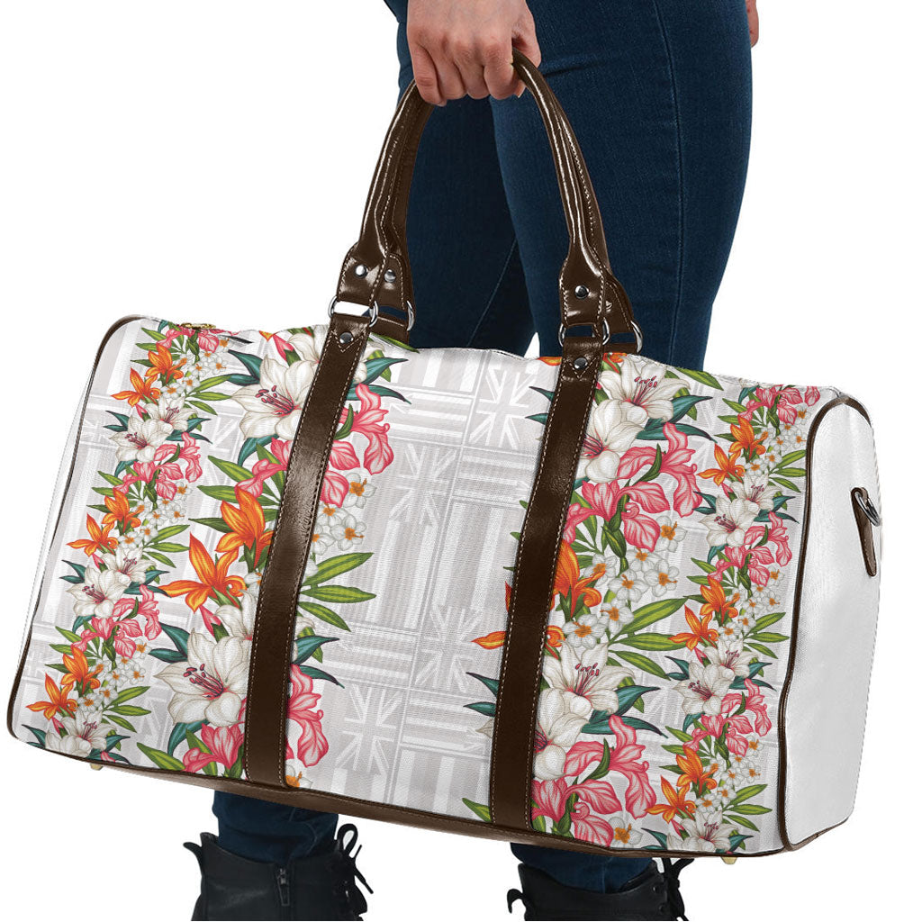 Hawaii Tropical Twist Lei Travel Bag Hawaiian Flag Motif LT9 - Polynesian Pride