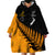 Australia Wallabies and Aotearoa Rugby Wearable Blanket Hoodie Kangaroo Black Fern Maori Gold Vibe LT9 - Polynesian Pride