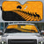 Australia New Zealand Rugby Auto Sun Shade Gold Aboriginal Wallabies and Maori Black Fern - Polynesian Pride