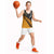 Australia New Zealand Rugby Basketball Jersey Gold Aboriginal Wallabies and Maori Black Fern - Polynesian Pride
