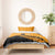 Australia New Zealand Rugby Bedding Set Gold Aboriginal Wallabies and Maori Black Fern - Polynesian Pride