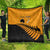 Australia New Zealand Rugby Quilt Gold Aboriginal Wallabies and Maori Black Fern - Polynesian Pride