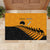 Australia New Zealand Rugby Rubber Doormat Gold Aboriginal Wallabies and Maori Black Fern - Polynesian Pride