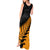 Custom Australia Wallabies and Aotearoa Rugby Tank Maxi Dress Kangaroo Black Fern Maori Gold Vibe LT9 - Polynesian Pride