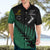 Australia Wallabies and Aotearoa Rugby Hawaiian Shirt Kangaroo Black Fern Maori Green Vibe LT9 - Polynesian Pride