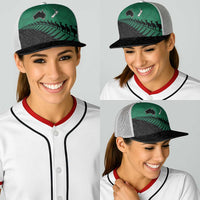 Australia New Zealand Rugby Baseball Net Cap Green Aboriginal Wallabies and Maori Black Fern - Polynesian Pride