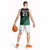 Australia New Zealand Rugby Basketball Jersey Green Aboriginal Wallabies and Maori Black Fern - Polynesian Pride