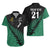 Custom Australia Wallabies and Aotearoa Rugby Hawaiian Shirt Kangaroo Black Fern Maori Green Vibe LT9 - Polynesian Pride