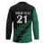 Australia New Zealand Rugby Hockey Jersey Green Aboriginal Wallabies and Maori Black Fern - Polynesian Pride