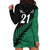 Custom Australia Wallabies and Aotearoa Rugby Hoodie Dress Kangaroo Black Fern Maori Green Vibe LT9 - Polynesian Pride