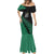 Custom Australia Wallabies and Aotearoa Rugby Mermaid Dress Kangaroo Black Fern Maori Green Vibe LT9 - Polynesian Pride