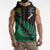Australia New Zealand Rugby Sleeveless Hoodie Green Aboriginal Wallabies and Maori Black Fern - Polynesian Pride
