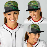 Australia New Zealand Rugby Baseball Net Cap Gradient Aboriginal Wallabies and Maori Black Fern - Polynesian Pride