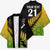 Australia New Zealand Rugby Kimono Gradient Aboriginal Wallabies and Maori Black Fern - Polynesian Pride