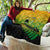 Australia New Zealand Rugby Quilt Gradient Aboriginal Wallabies and Maori Black Fern - Polynesian Pride