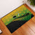 Australia New Zealand Rugby Rubber Doormat Gradient Aboriginal Wallabies and Maori Black Fern - Polynesian Pride