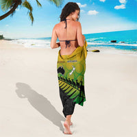 Australia New Zealand Rugby Sarong Gradient Aboriginal Wallabies and Maori Black Fern - Polynesian Pride