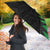 Australia New Zealand Rugby Umbrella Gradient Aboriginal Wallabies and Maori Black Fern - Polynesian Pride
