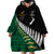 South Africa and Aotearoa Rugby Wearable Blanket Hoodie Springboks Black Fern Maori Vibe LT9 - Polynesian Pride