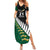 Custom South Africa and Aotearoa Rugby Summer Maxi Dress Springboks Black Fern Maori Vibe LT9 Women Black - Polynesian Pride