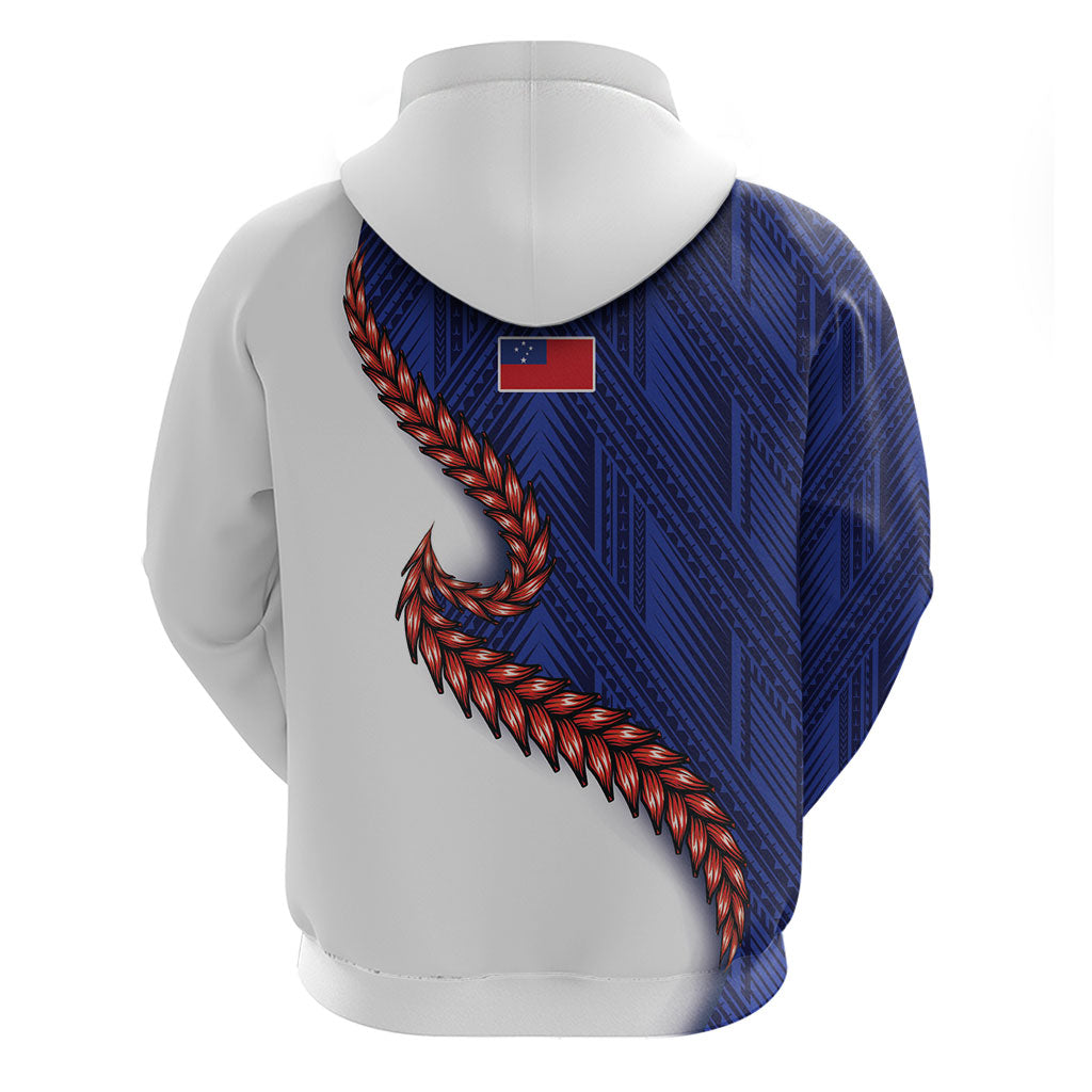 Ula Fala Red Samoa Chief Hoodie Samoan Art Black Tribal
