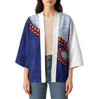 Ula Fala Red Samoa Chief Kimono Samoan Art Black Tribal