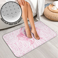 Aotearoa Kowhaiwhai Poutama Pink Motif Bathroom Set LT9 - Polynesian Pride