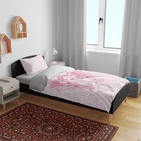 Aotearoa Kowhaiwhai Poutama Pink Motif Bedding Set LT9 - Polynesian Pride