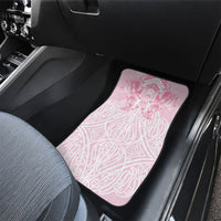 Aotearoa Kowhaiwhai Poutama Pink Motif Car Mats LT9 - Polynesian Pride