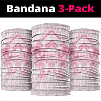 Aotearoa Kowhaiwhai Poutama Pink Motif Neck Gaiter LT9 package One Size: 25*50cm Pink - Polynesian Pride