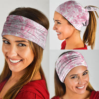Aotearoa Kowhaiwhai Poutama Pink Motif Neck Gaiter LT9 - Polynesian Pride