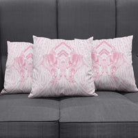 Aotearoa Kowhaiwhai Poutama Pink Motif Pillow Cover LT9 - Polynesian Pride