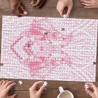 Aotearoa Kowhaiwhai Poutama Pink Motif Puzzle LT9 - Polynesian Pride