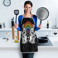 Aotearoa Kowhaiwhai Poutama Rainbow Motif Apron