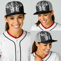 Aotearoa Kowhaiwhai Poutama Rainbow Motif Baseball Net Cap
