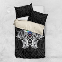 Aotearoa Kowhaiwhai Poutama Rainbow Motif Bedding Set LT9 US Twin 172cm x 218cm Rainbow - Polynesian Pride