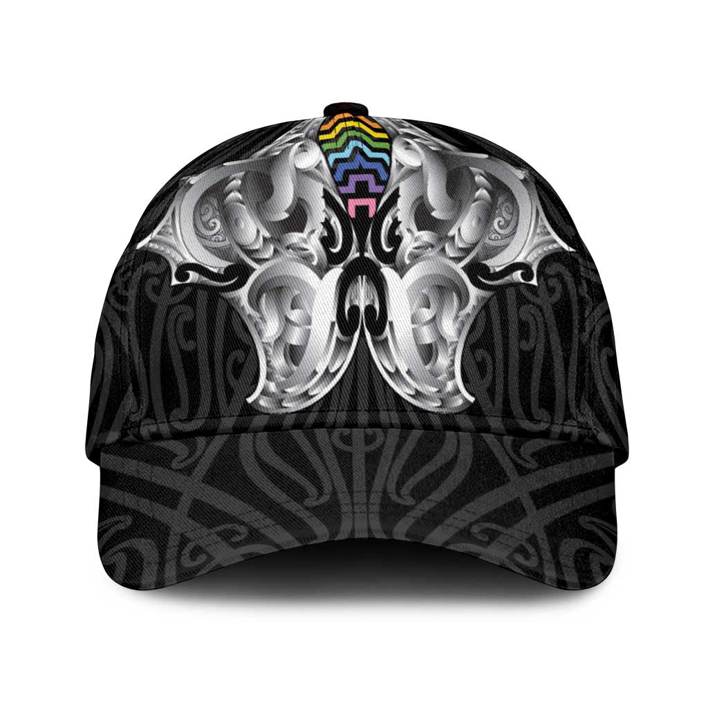 Aotearoa Kowhaiwhai Poutama Rainbow Motif Classic Cap