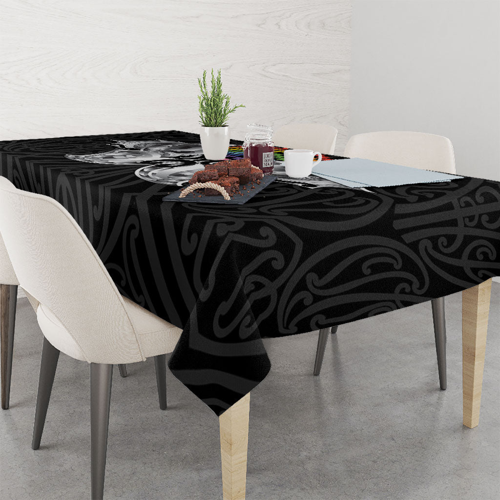 Aotearoa Kowhaiwhai Poutama Rainbow Motif Tablecloth LT9 - Polynesian Pride