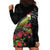 Meri Kirihimete Kakapo Hoodie Dress Black Silver Fern Christmas Vibe