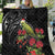 Meri Kirihimete Kakapo Quilt Black Silver Fern Christmas Vibe